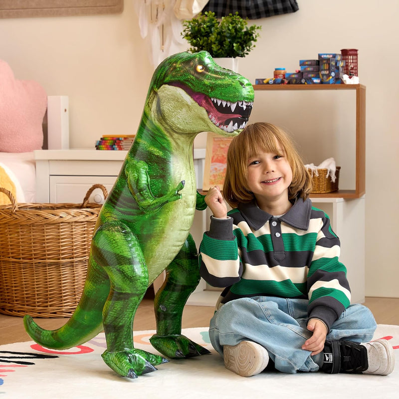 joyin 30" tyrannosaurus rex inflatable dinosaur party decoration for kids and adults
