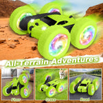 Remote Control Car with 360° Flips, 2.4GHz Double Sided RC Crawler for Outdoor Play