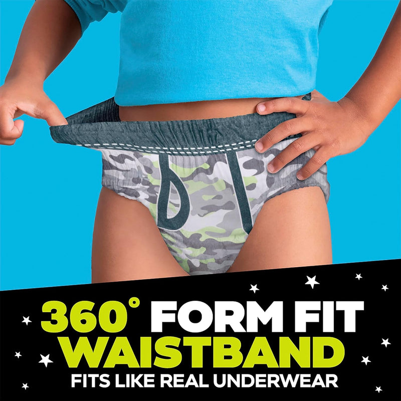 Ninjamas Boys Bedwetting Nighttime Underwear, Size L Pull Ups for Boys (64-95+ lbs), 68 Count, Training Pants, Overnight Underwear Kids, Ultra Absorbent, Hypoallergenic