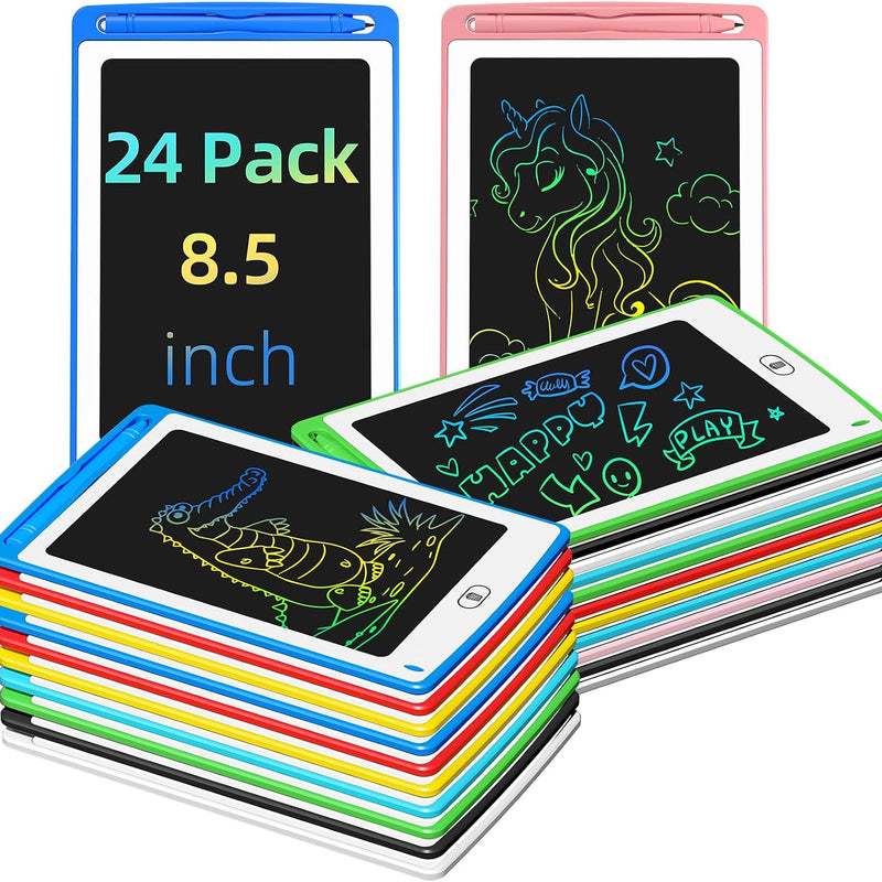 4 Pack LCD Writing Tablet for Kids, 8.5 Inch Colorful Doodle Board Drawing Tablet, Educational Learning Toys Birthday Gifts for Boys Girls Age 3 4 5 6 7 8