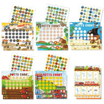 Potty Training Chart for Toddler 5 Fun Styles 17 PCS Potty Chart for Girls with 315 Stickers for Kids Potty Training Reward