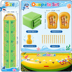 40×5.9FT Heavy Duty Slip and Slide with Sprinkler and 2 Boards, Water Slide for Adults with 3-Way Water Sprinkler, Giant Slip n Slide for Outdoor Backyard Lawn Kids Teens and Adults (Yellow&Green)