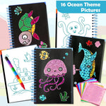 FUNNYB&G Foil Art Craft Kit for Kids, Sparkly Birthday Gift Toy for Kids