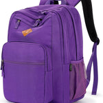 ZORFIN 26L Black Backpack for College, and Travel: Water Resistant Bookbag