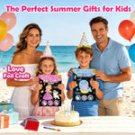 FUNNYB&G Foil Art Craft Kit for Kids, Sparkly Birthday Gift Toy for Girls