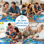 500 Piece Puzzle for Adults, Turtle Jigsaw Puzzles, Sea Animals Puzzles 500 Pieces, Birthday and Barious Holiday Party for Family Adult, Funny Puzzle for Adults, 20.5x15 in