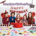 30-Piece Sticky Spider Web Hands: Fun Halloween Party Favors, Classroom Prizes, Goodie Bag Stuffers