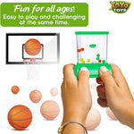 YoYa Toys Aqua Rings Handheld Water Game - Set of 2 - Water Ring Toss and Basketball Hoop Toy - Gift for Ages 3 4 5 6 7 8 9 - Nostalgic 80's 90's Retro Mini Games - Fun Car Road Trip Travel Activities