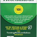 Ticonderoga Wood-Cased Pencils, Unsharpened, 2 HB Soft, Yellow, 72 Count