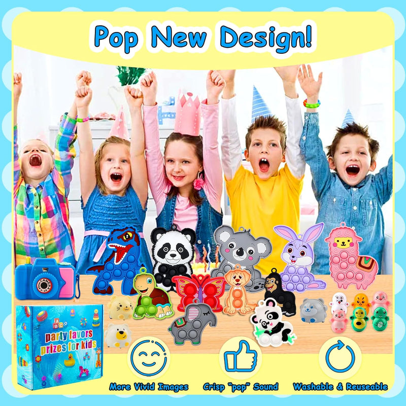 Kiss Monkey 640 PCS Prize Treasure Box Toys for Classroom, Party Favors for Kids 8-12