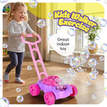 ArtCreativity 18" Bubble Lawn Mower for Toddlers with Bubble Machine and Sound Effects, 3 AA Batteries Required