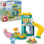 LEGO Bluey Playground Fun with Bluey and Chloe Sensory Building Blocks, Preschool Pretend Play & Learning Toys for Kids, 4 Year Old Girl & Boy Birthday Gifts