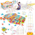Ggiibro Straw Constructor Toys STEM Building Toy for Kids