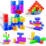 SYSKENI Magnetic Building Blocks Toys for Toddlers - Macaron Colors, STEM Learning