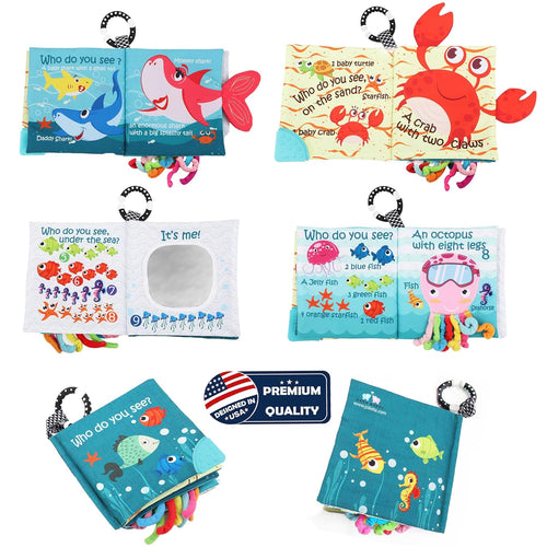 Soft, Interactive Baby Books & Toys: Sensory Exploration & Early Learning