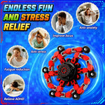 9PCS Transformable Fidget Spinners, Sensory Fidget Deformable Chain DIY Robot Spinner Sensory for Boys, Fidget Toys for Party Favors Travel Toys
