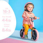 Yvolution Y Velo Junior 9" Balance Bike with Adjustable Seat and Handlebar