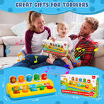 montessori pop up animal toys with music & light ages 1-2 years