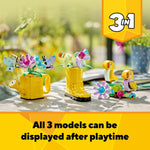 LEGO Creator 3 in 1 Flowers and Watering Can Building Toy for Kids, Ages 8+, Multicolor, 31149