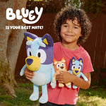 Bluey Heeler Family Stuffed Animals Set of 4, 7-8”, Soft Bingo, Bandit, and Chilli Plush Figure Toys, Cuddly Plush Toys for Kids Ages 3+