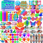150-Pack Fidget Toys Bulk for Kids - Treasure Box Toys, Classroom Prizes, and Birthday Party Favors