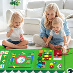 Montessori Busy Board for Toddlers 3-5: Sensory Wall Activity Center for Fine Motor & Cognitive Development