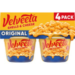 Velveeta Shells and Cheese Mac and Cheese Dinner, 8 Cups, Original, 2.39 oz | for Easy Snacks or Dinner Sides MADE WITH REAL CHEESE
