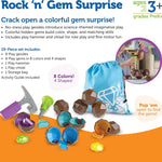 Learning Resources Rock 'n Gem Surprise, 19 Pieces, Ages 3+ Toddler Learning Toys for Sorting and Matching STEM Skills