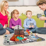 Magnetic Tiles Road Set with Pullback Car, Compatible with Major Brands, Ages 4-8, STEM Building Toy for Kids