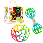 Bright Starts Baby Rattle And Teether Toy, BPA-Free, Ages 3 Months Plus
