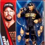 Mattel WWE Elite Action Figure & Accessories, Series #122 Set, 6-inch Collectible “Stone Cold” Steve Austin with 25 Articulation Points & Swappable Hands