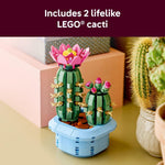 LEGO Botanicals Flowering Cactus Building Set for Kids, Ages 9+, Gift for Birthdays, Cactus Room Decor for Display