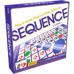 Jax SEQUENCE Game with Folding Board, Cards, and Chips for 2-12 Players, Ages 7 and Up