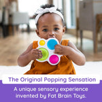 Fat Brain Toys Original Dimpl Brand Baby Toy, Sensory Toys for Babies 10 Months+, Interactive Baby Toys, Fidget Toys, 1 Piece