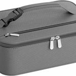 Small Lunch Box Insulated Lunch Bag for Women Men, Bento Kids Lunch Box, Compact Portable Thermal Meal Cooler Bags with Buckle Handle for Work & School, Black 5L