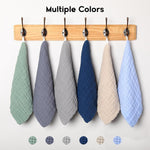 Unnivoll Muslin Burp Cloths Baby 12''X12'', Baby Washcloths 6 Pack, 100% Cotton Baby Wash Cloths Absorbent and Soft for Newborn Infants Kids Boys Girls - Multicolor