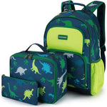 mommore Kids Backpack for Boys Girls 4-8 Kindergarten Elementary School Backpack with Lunch Box - 15” H Fit Folder