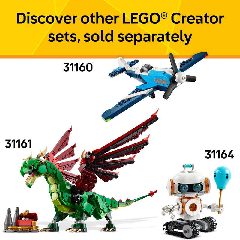 lego creator 3 in 1 wild animals surprising spider toy 31159 - 153-piece rebuildable set for kids ages 7+