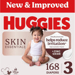 Huggies Skin Essentials Diapers Size 3, 168 Count (3 Packs of 56)