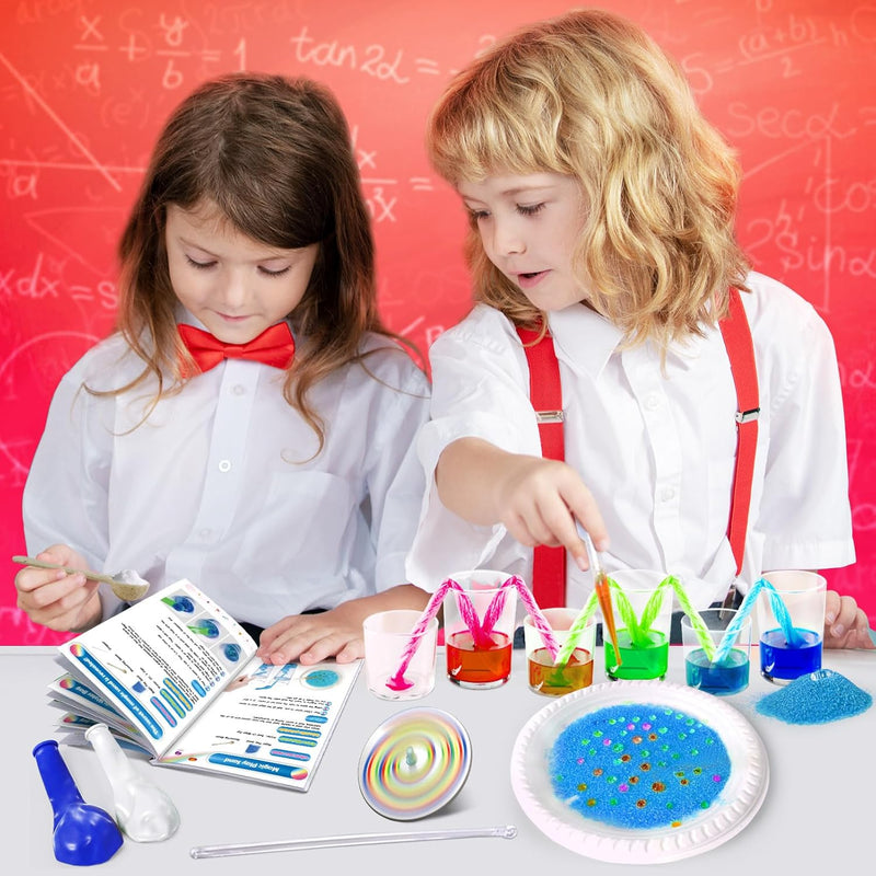 UNGLINGA Chemistry Science Kit for Kids, 40+ Experiments, Educational Toy Gift for Boys and Girls STEM Learning Toy