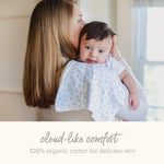 Burt's Bees Baby 100% Organic Cotton Burp Cloths, 17x11.75 in, 5-Pack | Extra absorbent large burp cloths are perfect for catching every messy moment