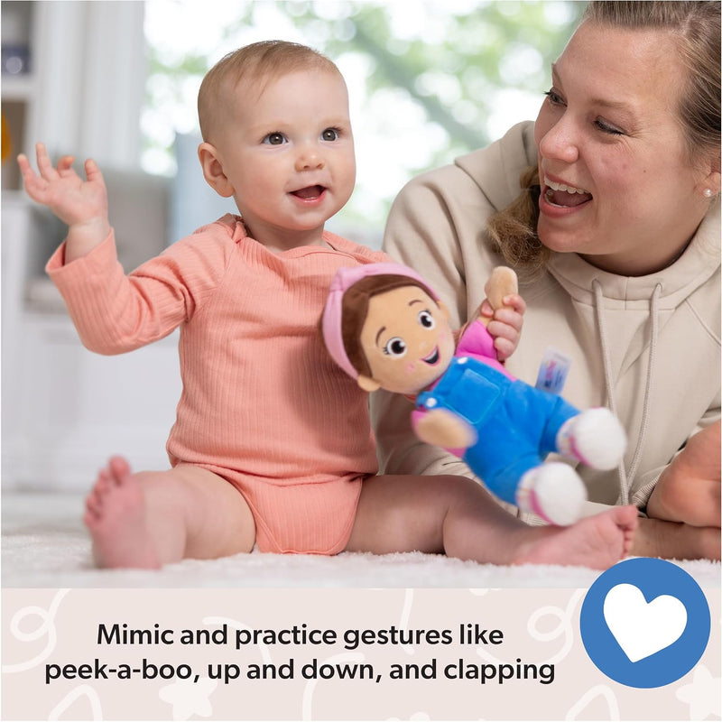Ms. Rachel Cuddle & Comfort Doll, 11-Inch Soft Plush First Baby Doll | Super-Soft Friend for Hugs & Snuggles, Encourages Pretend Play, Baby Toys for Girls & Boys Ages 6 Months to 3+