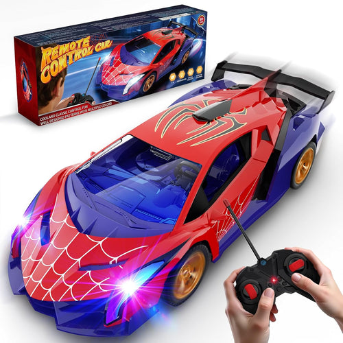 ZIROKAY Spider Remote Control Car - Multicolor Flashing Headlights, Drift RC Cars