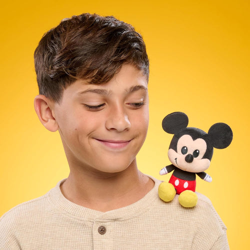 Disney Classics Perch’d 4.75-inch Shoulder Plush Mickey Mouse Stuffed Animal, Wearable Plushie, Soft Toy for Fans, Girls, Boys, Kids, Ages 3 and Up by Just Play