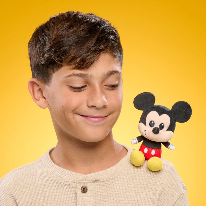 Disney Classics Perch’d 4.75-inch Shoulder Plush Mickey Mouse Stuffed Animal, Wearable Plushie, Soft Toy for Fans, Girls, Boys, Kids, Ages 3 and Up by Just Play