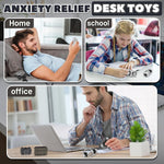 5 Pcs Fidget Toys Adults & Teen Metal Fidgets Spinner for Teens Boys Magnetic Slider Cool Gadgets Office Desk Toy Stress Relief Sensory Items Figette for Classroom Autism ADHD Anxiety Gifts