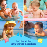 Pampers Splashers Swim Diapers, Size 5, 17 Count, Disposable Swim Diapers, Contains Mess, No Swell