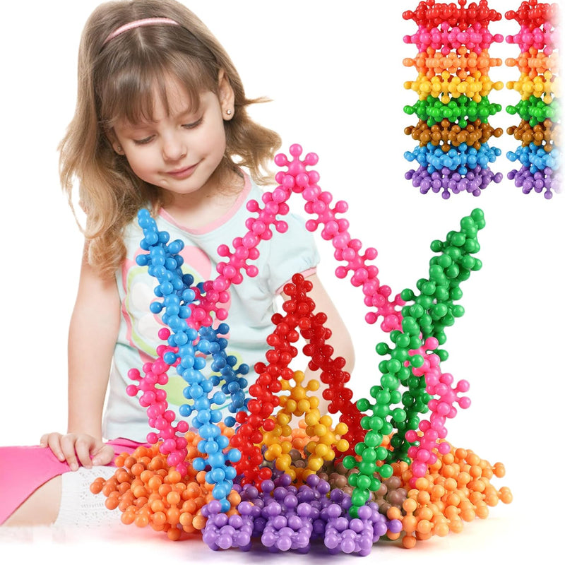 TOMYOU 200 Pieces Building Blocks Kids STEM Toys Educational Discs Sets Interlocking Solid Plastic for Preschool Boys and Girls Aged 3+, Safe Material Creativity
