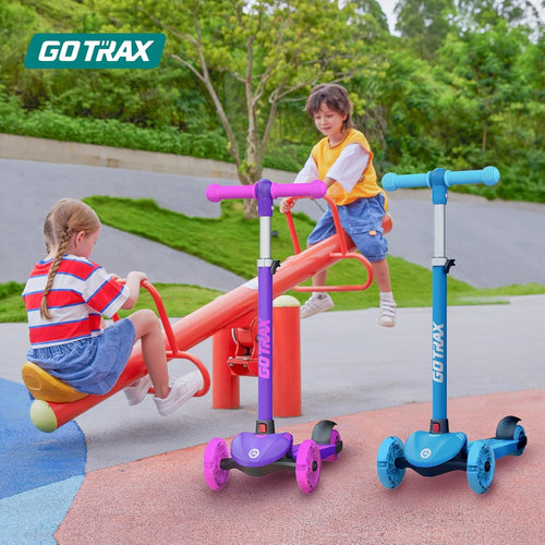Gotrax KS1 Kids Kick Scooter with LED Lighted Wheels and Adjustable Handlebars