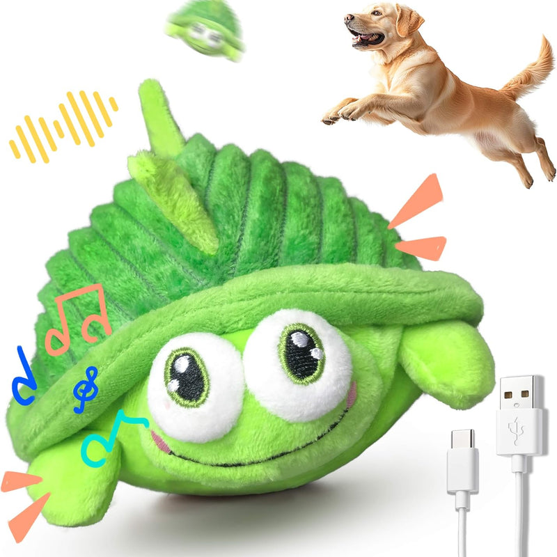 GUKCO Crab Interactive Dog Toys – Rechargeable Self-Play Toy with Motion-Activated Ball & Music Recording Modes for Small, Medium & Large Dogs, Moving Dog Toy to Keep Them Busy